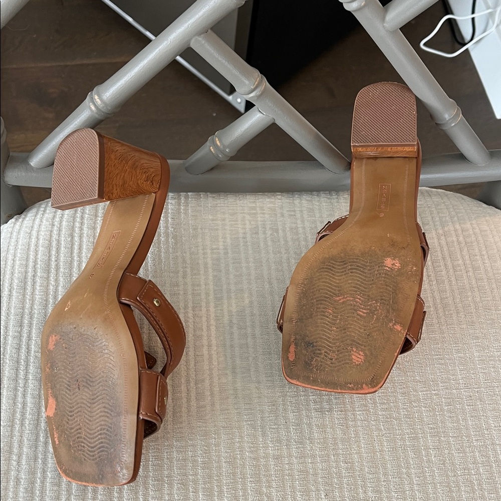 Steven New York H inspired sandals 6 tan - Picture 5 of 6